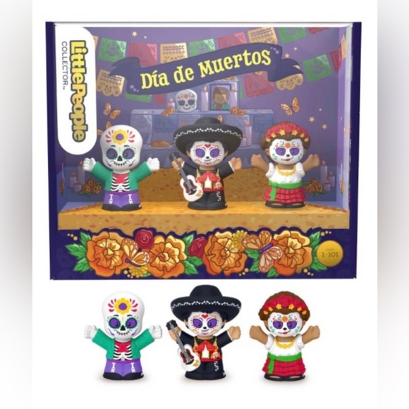Fisher-Price Other - Fisher Price Little People Collector  Day Of The Dead Set/ Dia De Muertos NEW